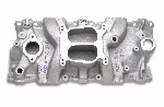 Edelbrock Performer Intake Manifold - Chevy Small Block, Satin