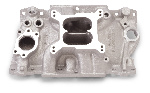 Edelbrock Performer Intake Manifold - Chevy V6, Satin