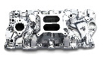 Edelbrock Performer Intake Manifold - Chevy Small Block, Polished