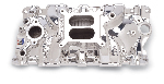 Edelbrock Performer Intake Manifold - Chevy Small Block, Endurashine