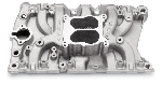 Edelbrock Performer Intake Manifold - Olds 350 V8, Satin