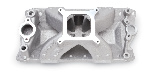 Edelbrock Super Victor Intake Manifold - Chevy Small Block, Satin