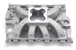 Edelbrock Victor Intake Manifold - Ford FE, Satin