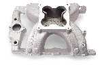 Edelbrock Victor Intake Manifold - Pontiac V8, Satin