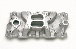 Edelbrock Performer Intake Manifold - Chevy Small Block, Satin