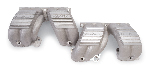 Edelbrock High-Flo T.P.I. Intake Manifold - Chevy Small Block, Satin (Runners Only)