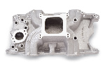 Edelbrock Torker II Intake Manifold - Chrysler Small Block, Satin