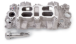 Edelbrock Performer RPM Dual-Quad Intake Manifold - Chevy 409, Satin