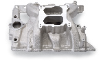 Edelbrock Performer RPM Intake Manifold - Pontiac V8, Satin