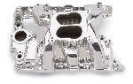 Edelbrock Performer RPM Intake Manifold - Pontiac V8, Polished