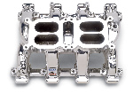 Edelbrock RPM Air-Gap Dual Quad Intake Manifold - Chevy LS-Series, Endurashine